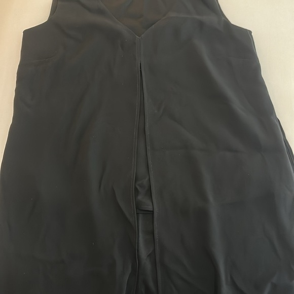 NWOT BCBGMaxazria Black High/Low Tunic Top Size XXS - Picture 9 of 14